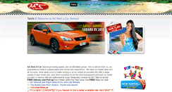 Desktop Screenshot of aarent-a-car.net